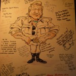 Jim's caricature for 50th BD